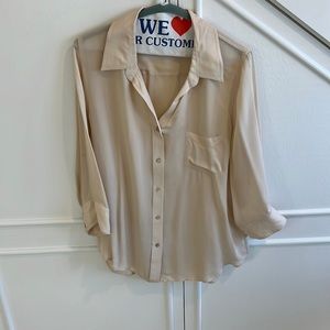 L’Agence silk blouse size medium